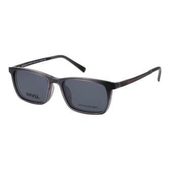 Invu Frames with Sunglasses-Clips M4003 E 49